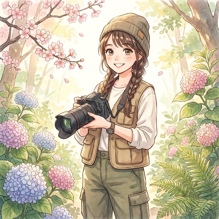 媚黑植物摄影师王芳